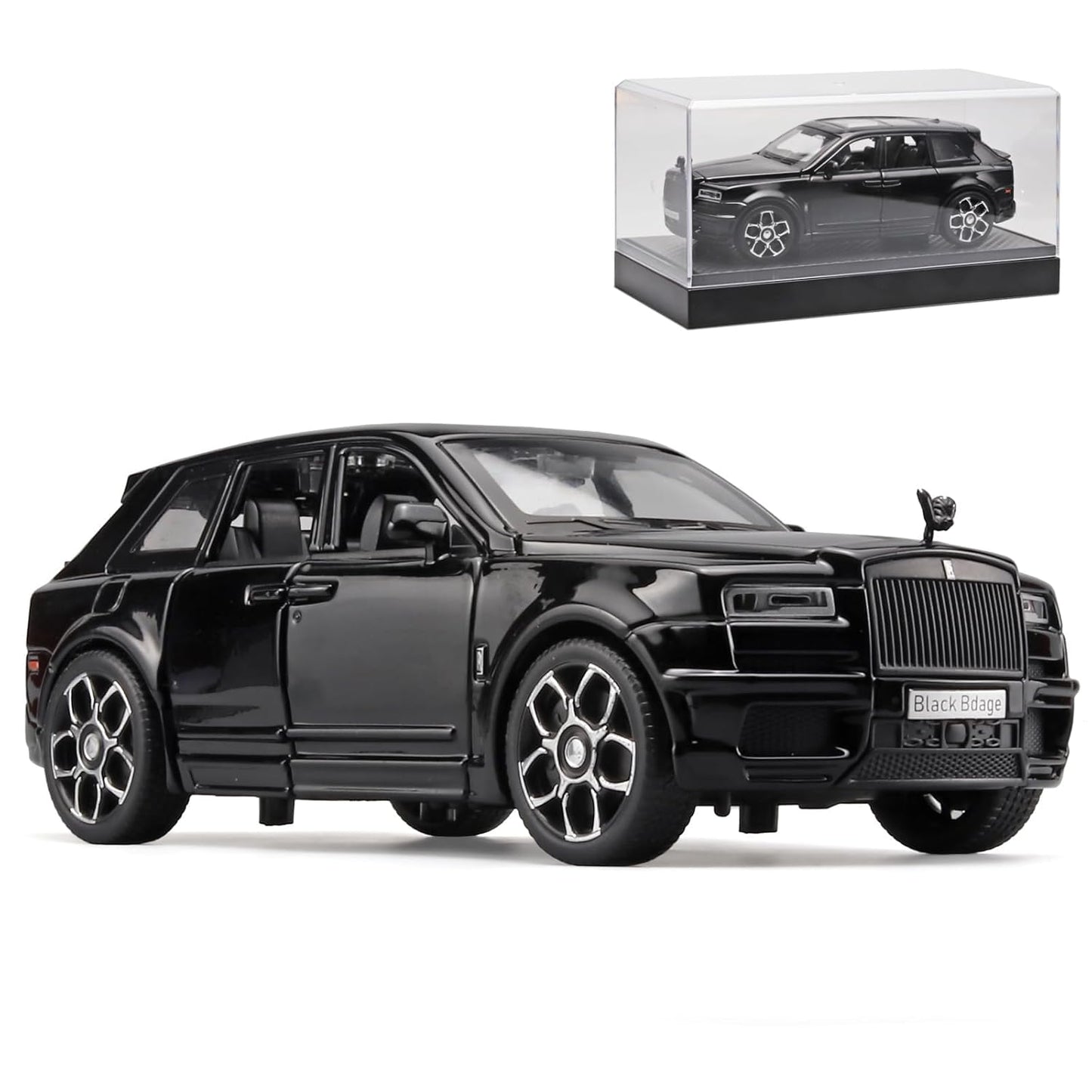 Luxury Die-Cast Executive SUV Toy – Premium Metal Model with Display Case